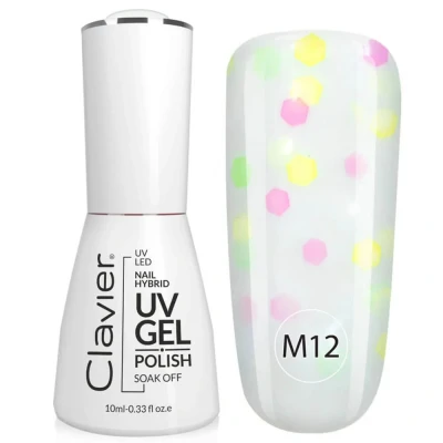 Abbildung von Hybrid Nagellack Clavier Luxury Multi Aromen M12 Papita, 10ml
