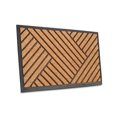 Abbildung von HANSE Home Fußmatte Mix Mats Gummi Kokos Crossings, rechteckig, Höhe: 20 mm, Strapazierfähig, pflegeleicht, robust, wetterfest, UV beständig