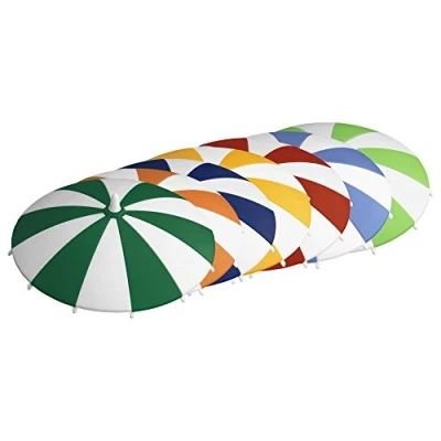 Abbildung von homeXpert Glas Glasabdeckung Trinkglas Deckel Schirmchen, Kunststoff, Ø 11,5 cm (Farbe zufällig, 1 Stück)