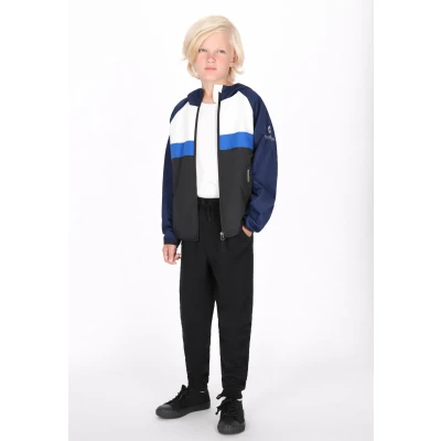 Abbildung von Schmuddelwedda Trainingsjacke für Kinder, Größe: 146, Marine colorblock
