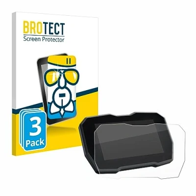 Abbildung von BROTECT Schutzglas für Ducati Streetfighter V4 2020 Tachoanzeige (3 Stück) Schutzfolie Panzer Folie Glas [Extrem Kratzfest 9H, Anti Fingerprint,