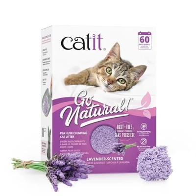 Abbildung von Catit Katzenstreu Go Natural! Pelletstreu Lavendel 5,6 kg