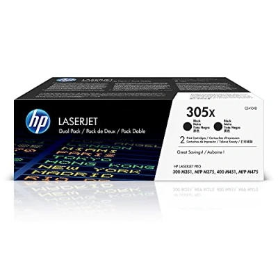 Abbildung von HP 305X (CE410XD) Toner 2x Schwarz Hohe Kapazität Multipack
