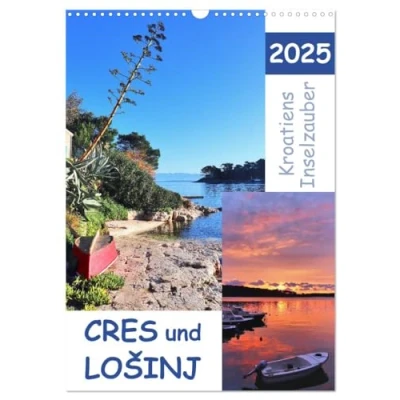 Abbildung von Kroatiens Inselzauber, Cres und Losinj (Wandkalender 2025 DIN A3 hoch), CALVENDO Monatskalender
