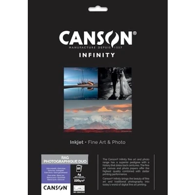 Abbildung von Canson 206211015 Rag Photographique Duo Packung, Photopapier, A4