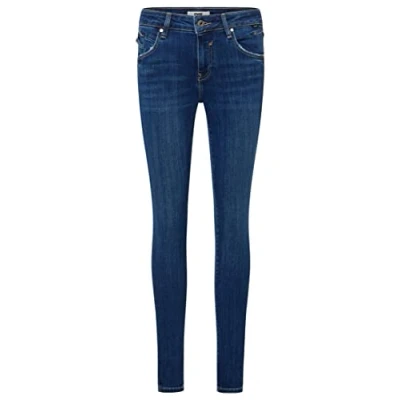 Abbildung von Mavi Super Adriana Jeans Skinny Fit, Damen, Größe: 27x36, Dark blue str