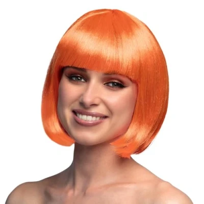 Abbildung von Boland Kostüm Perücke Pagenschnitt orange