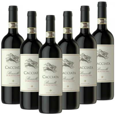 Abbildung von Brunello di Montalcino DOCG Cacciata Italien trocken 6er Karton