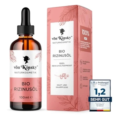 Abbildung von Von Kinsky Bio Rizinusöl Reines Gesichts + Haaröl 100 ml