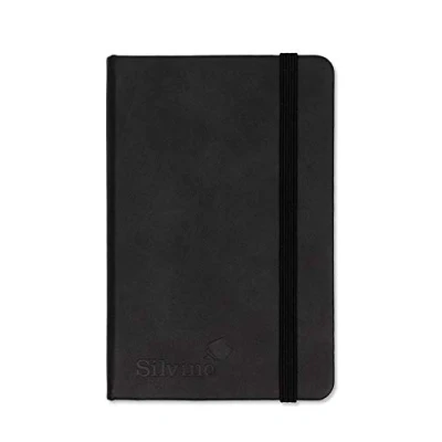 Abbildung von Silvine Executive Soft Feel Pocket Notebook Ruled with Marker Ribbon 160pp 90gsm 143x90mm Black Ref 196BK