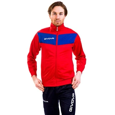 Abbildung von Givova, anzug visa, hellblau/rot, 3XL
