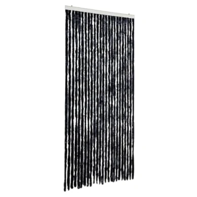 Abbildung von vidaXL Insektenschutz Vorhang Fliegengitter Fliegenvorhang Türvorhang Flauschvorhang Fliegenschutz Balkontür Wohnzimmer Wohnwagen 100x220 cm Anthrazit Chenille