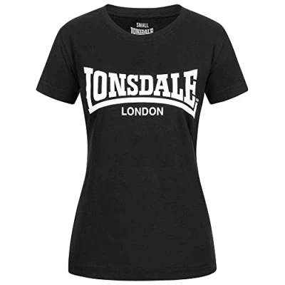 Abbildung von Lonsdale Cartmel Tshirt print, Damen, Größe: XL, Black
