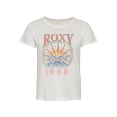 Abbildung von Roxy DAY AND Night Vintage Tshirt print für Kinder, Größe: 140, Egret