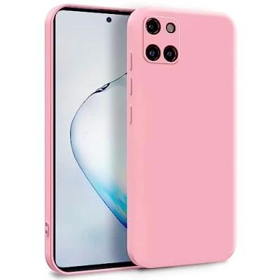 Abbildung von MyGadget Hülle für Samsung Galaxy Note 10 Lite Zweilagige Handyhülle mit Kameraschutz Cover Innenfutter &amp; Silikon außen Rosa