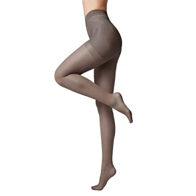 Abbildung von Conte elegant modellierende Damenstrumpfhose mit Push up Effekt X PRESS 20 DEN Formende Feinstrumpfhose Damen Strumpfhose Einfarbig Farbe Grafit Größe 3