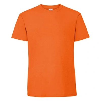 Abbildung von Fruit of the Loom Herren Premium T Shirt (L) (Orange)