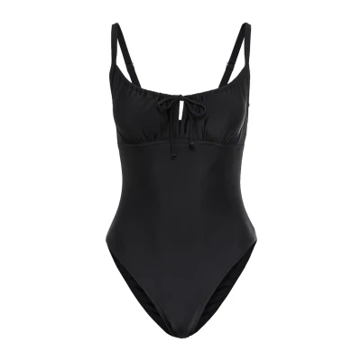 Abbildung von Lascana LSCN BY Swimsuit Highleg Badeanzug, Damen, Größe: 46xA/B, Black