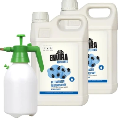 Abbildung von Envira Bettwanzen Abwehrspray im Vorteilspack mit Drucksprüher
