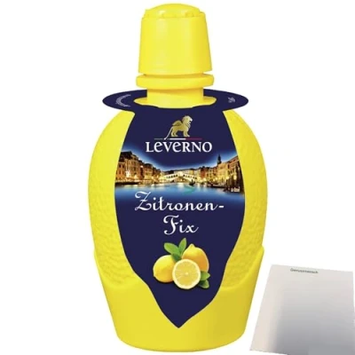 Abbildung von Leverno Zitronen Fix aus Italien (100ml Flasche) + usy Block
