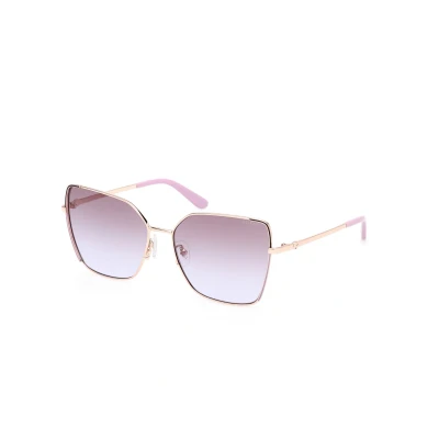 Abbildung von Guess Damen GU00192 59F Gläser SONNENBRILLEN Metall Beige Braun Schmetterling Normal