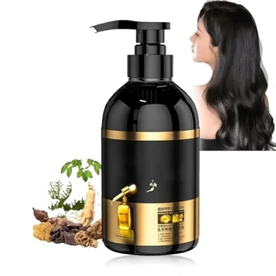 Abbildung von Bai Hei Ke Shampoo gegen Haarausfall, Anti Haarausfall Shampoo, Japanisches Ginseng Volumenshampoo, Ingwer Pflanzenextrakt Haarshampoo für alle Haartypen (1PC)