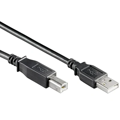 Abbildung von EFB Elektronik USB2.0 Anschlusskabel A B, St. St., 0,5m, schwarz, Classic