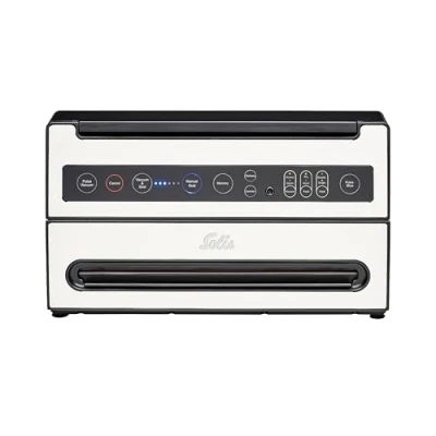 Abbildung von Solis 922.29, Schwarz, Edelstahl, 800 mbar, Berührung, 30 cm, 130 W