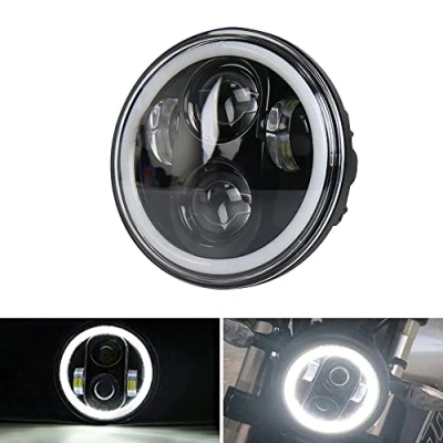 Abbildung von &#039;Neue Typ 5.75 5 3/4 Zoll LED Scheinwerfer Engel Augen für Halo Motorrad (ein Jahr Garantie)
