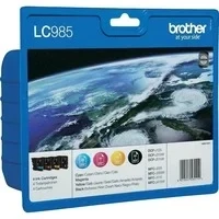 Abbildung von Value pack! Brother LC985VALBP BK C M Y tintenpatrone LC 985VALBP original
