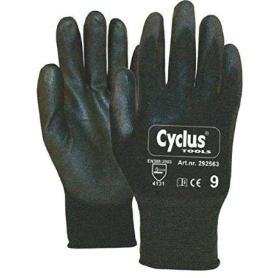 Abbildung von Arbeit Handschuh Nylon XL / 10 L + R Schwarzer Kragenzyklus 292564