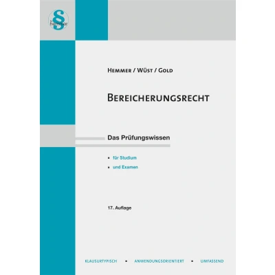 Abbildung von 12300 Skript Bereicherungsrecht (Skripten Zivilrecht)