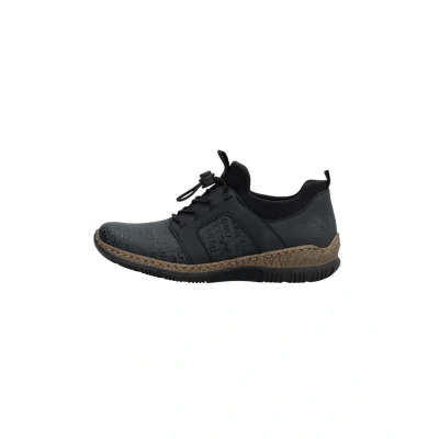 Abbildung von Rieker Damen Low Top Sneaker N3295, Frauen Halbschuhe,straßenschuhe,Strassenschuhe,Sportschuhe,Freizeitschuhe,Turnschuhe,blau (14),39 EU / 6 UK