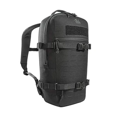 Abbildung von Tasmanian Tiger TT Modular Daypack L Molle kompatibler, Ergonomischer Tages Rucksack mit Kompressionsriemen, 18 Liter Volumen (Schwarz)