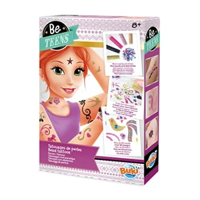 Abbildung von BUKI BE107 Be Teens Perlen Tattoos, 20 x 5 28 cm, Rosa