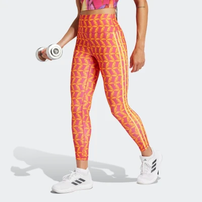 Abbildung von adidas Performance X FARM 7/8 Leggings Tights, Damen, Größe: XS, Bright orange/bold pink