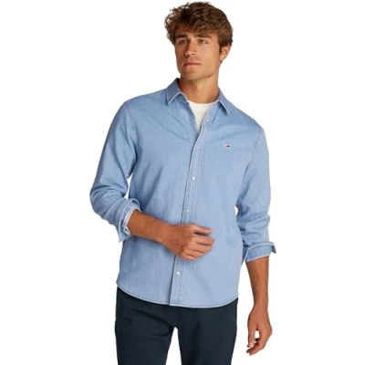 Abbildung von Tommy Jeans Jeanshemd REGULAR FIT LS DENIM SHIRT