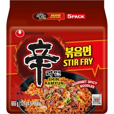 Abbildung von NONGSHIM Instant Nudeln Shin Stir Fry Ramyun (5 X 131 GR)