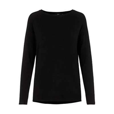 Abbildung von Vero Moda Vmnellie Glory Langarmshirt, Damen, Größe: Small, Black