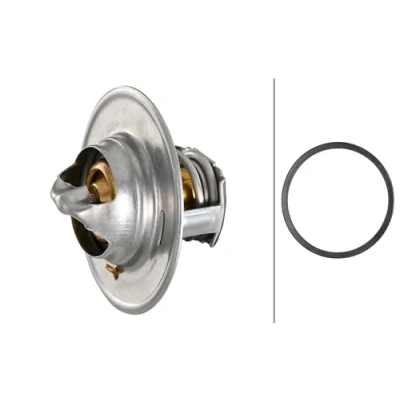 Abbildung von HELLA 8MT 354 778 361 Kühlwasserthermostat 82 mit Dichtungen