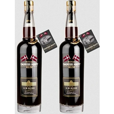Abbildung von 2 x A.H. RIISE ROYAL DANISH NAVY RUM DÄNISCH 0,7l 40% vol. Incl. Goodie von Flensburger Handel