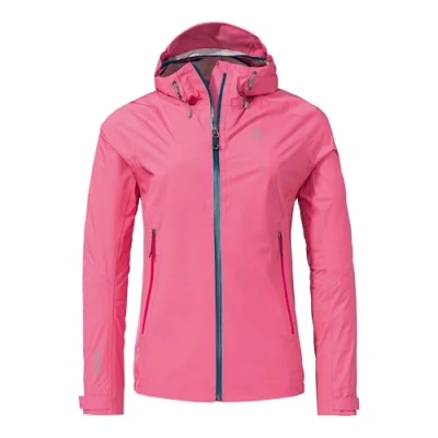 Abbildung von Schöffel Vistdal Regenjacke / wasserabweisende Jacke, Damen, Größe: 36, Pink