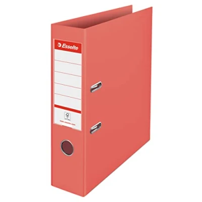 Abbildung von 10 x Esselte Ordner Colour&#039;Breeze A4 PP 75mm koralle