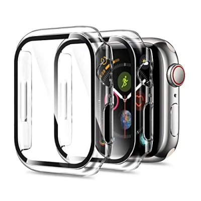 Abbildung von ESR für Apple Watch Ultra 2/1 Hülle mit Displayschutz (2024/2023/2022, 49mm), Militärnorm Schutz, Case aus Aluminiumlegierung 2 Stück Glasschutz Set, Bleib Original, Armorite Serie, Schwarz