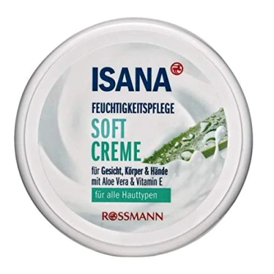 Abbildung von Körpercreme Feuchtigkeitspflege Softcreme für Gesicht, Körper und Hände Mit Aloe Vera &amp; Vitamin E 200 ml