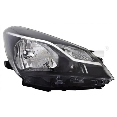 Abbildung von TYC 20 17581 05 2 Scheinwerfer rechts H4, W21/5W mit Elektromotor TOYOTA: Yaris III Schrägheck