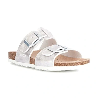 Abbildung von Geox Mädchen J Adriel Girl Sandal, Silber, 30 EU