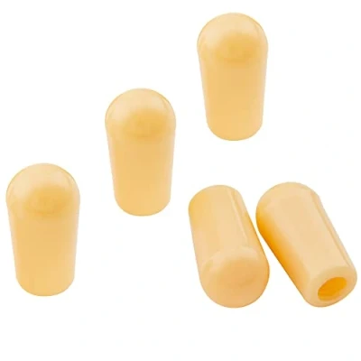 Abbildung von Musiclily Metrisch 3 Weg Toggle Schalter Knopf für Epiphone Les Paul LP Style E Gitarre, Creme(5er Set)