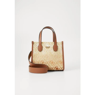 Abbildung von Guess Silvana 2 COMP MINI TOTE Handtasche, Damen, Größe: One Size, Cognac