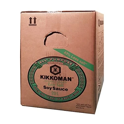 Abbildung von Soja Sauce Shoyu Genen, Kikkoman, 43% weniger Salz, Japan, 20 l
